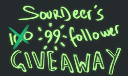 deer-rising:  sourdeer:  deer-rising:  Whoo! I waited too long after getting 100 followers that someone left but no worries! 99 is awesome too!General GiveawayTo enter reblog this post with your FR Name and ID! You do not need to be following me, and