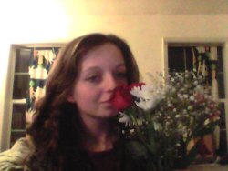 sarsenet:  my little sister bought me flowers