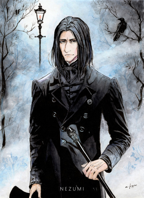 nezumi-art1: Severus Snape Present for my friend nover &lt;3