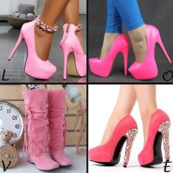 ideservenewshoesblog:  Pretty Pure Color Flat Boots - Pink - Shoespie