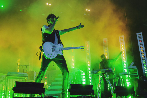 Chromeo in color at Lollapalooza 2018photography Elizabeth De La Piedra