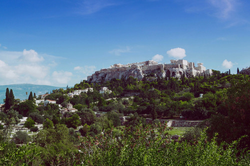 Acropolis as seen from The Ancient Agora, Athens