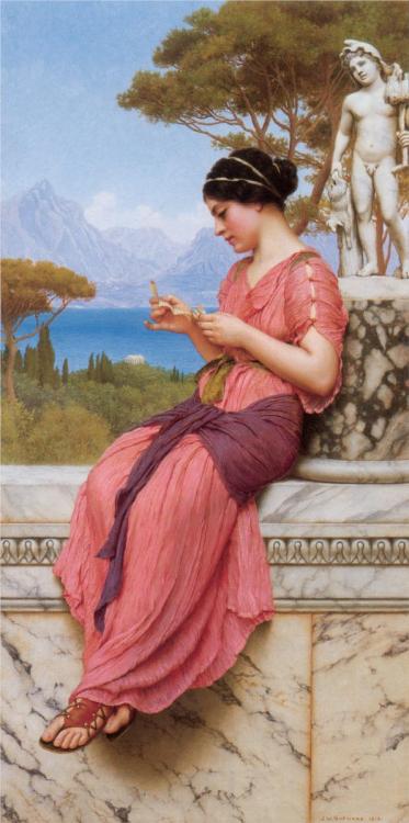 The Love Letter (1913). John William Godward.