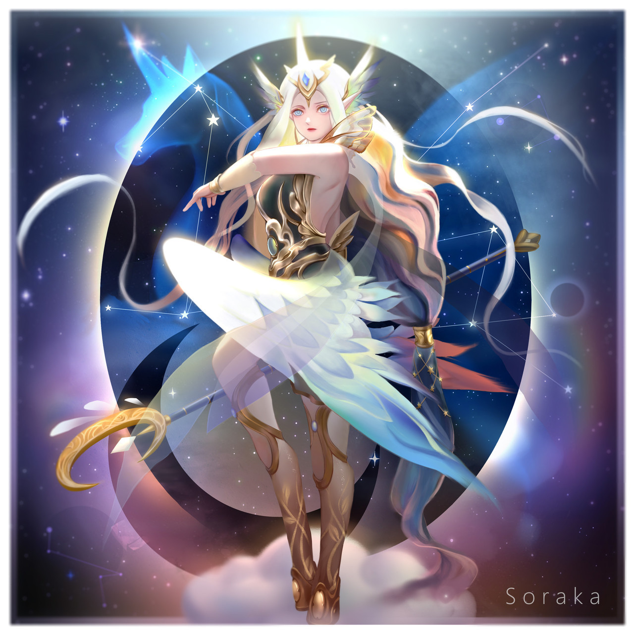 League Of Legends Celestial Soraka By Doughnut Q