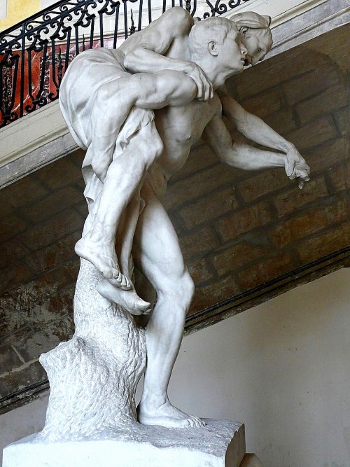 hadrian6:  The Blind and the Lame.   19th.century.Jean Turcan. French 1846-1895. marble.http://hadrian6.tumblr.com