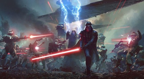 ArtStation - Extended DustJacket Cover for Publication &ldquo; Lordes dos Sith &rdquo; (2016), by Aa