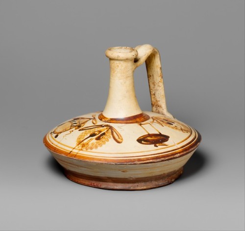 met-greekroman-art:Terracotta lagynos (oil flask), Greek and Roman ArtRogers Fund, 1947Metropolitan 