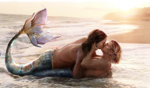 Sweet mermay kisses&hellip;.