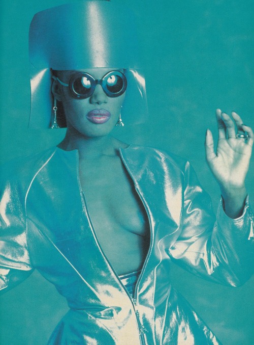 80s-90s-supermodels: Grace Jones, 1991