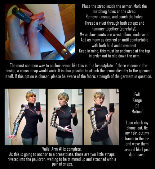 thekeeperthiefcosplay:As promised a (very) rough tutorial on the armor assembly. I’m kinda mes