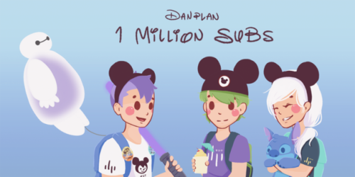 because-its-warm:danplan-incorrect-dialogues:eeveeeh:@danplanb hit one mill so I drew some fanart … 