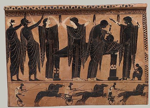 bayoread:Death and Funeral Rites in Ancient GreeceThe Greeks believed that at the moment of death th