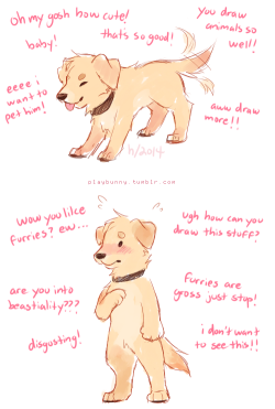 playbunny:  so let’s have a real talk  omg that cute puppy tho &lt;333