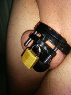 freakycleanxxx:  May 27th before work chastity