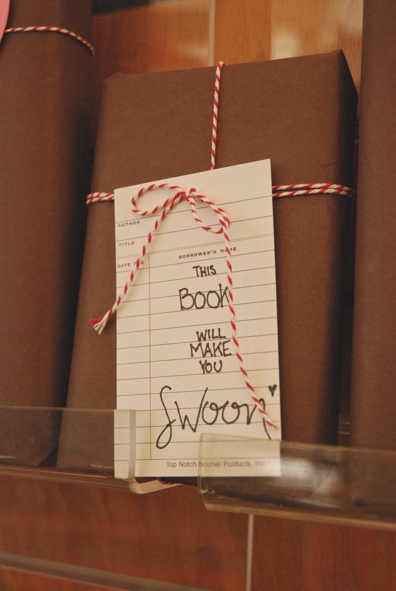 the-book-ferret:  Blind Date with a Book at my Library!