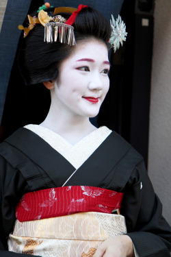 geisha-kai:  Maiko Koyoshi during Hassaku