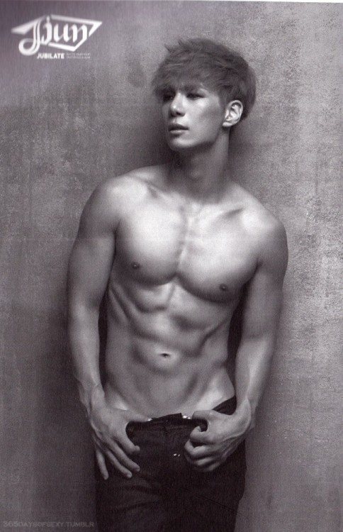 365daysofsexy:  JJUN from the photobook for his album “Jubilate”Which features the title track “Way to Your Heart” and the awesome “X Girlfriend.” 