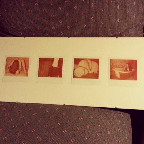 I framed up some of my creepy Polaroids. Maybe you should buy them from me. ;)#filmphotography #fi