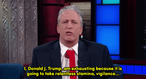 micdotcom:Jon Stewart delivers a hopeful message in the face of Trump during surprise