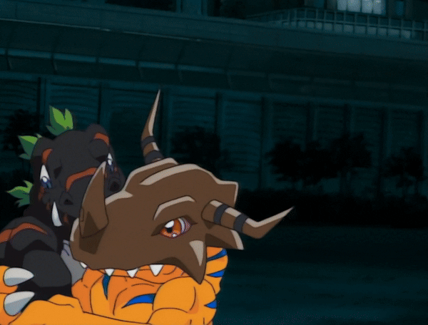 Dinosaur King DIGIMON AU Usura And His Victorygreymon