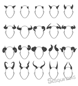 Sesquii:  I Really Like Horns, So Here, Have A Set Horns, Antlers And Feelers! Feel