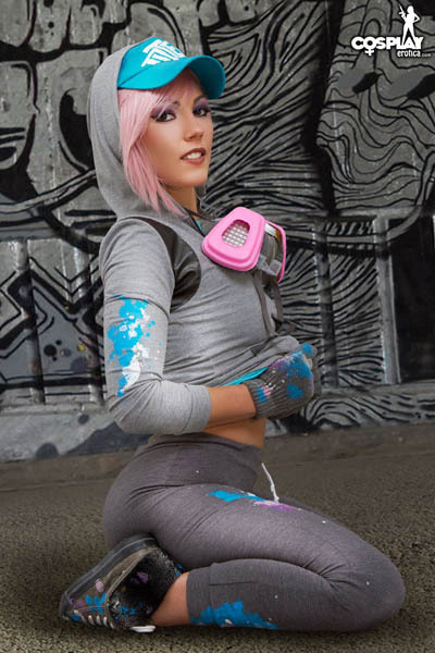 Sexy Fortnite Cosplaywith hot gamer babe.