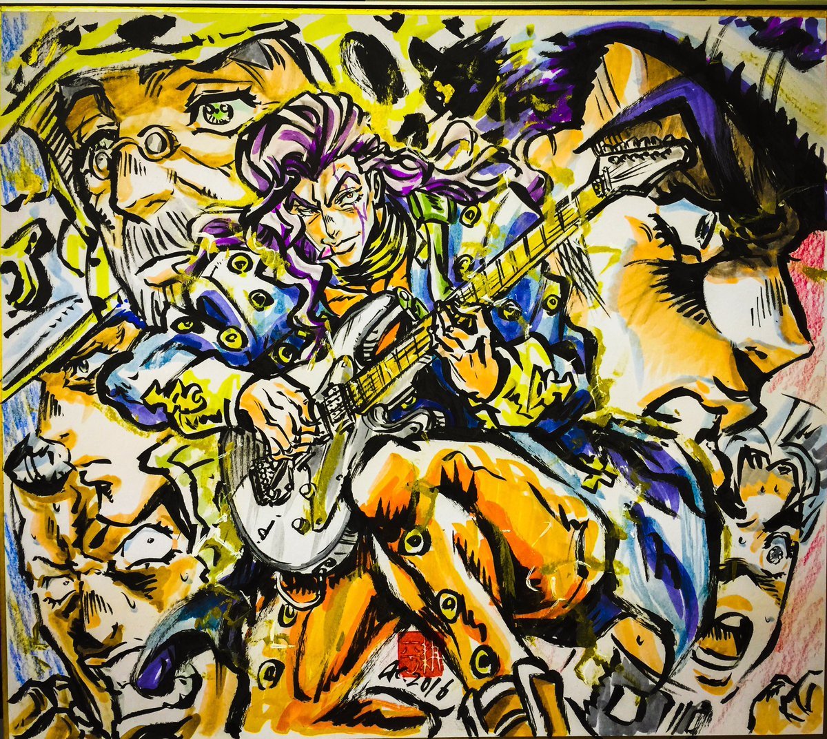 nantokoukakuken:  The JoJo animators celebrate today’s episode. 