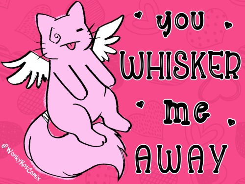wonkykatcomix:Crappy Valentine’s Day cards because graphic design is my passion 