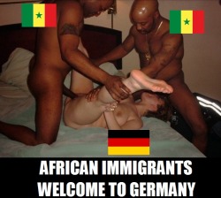 germanblondie79:  teaching us the african way of life  Benvenuti