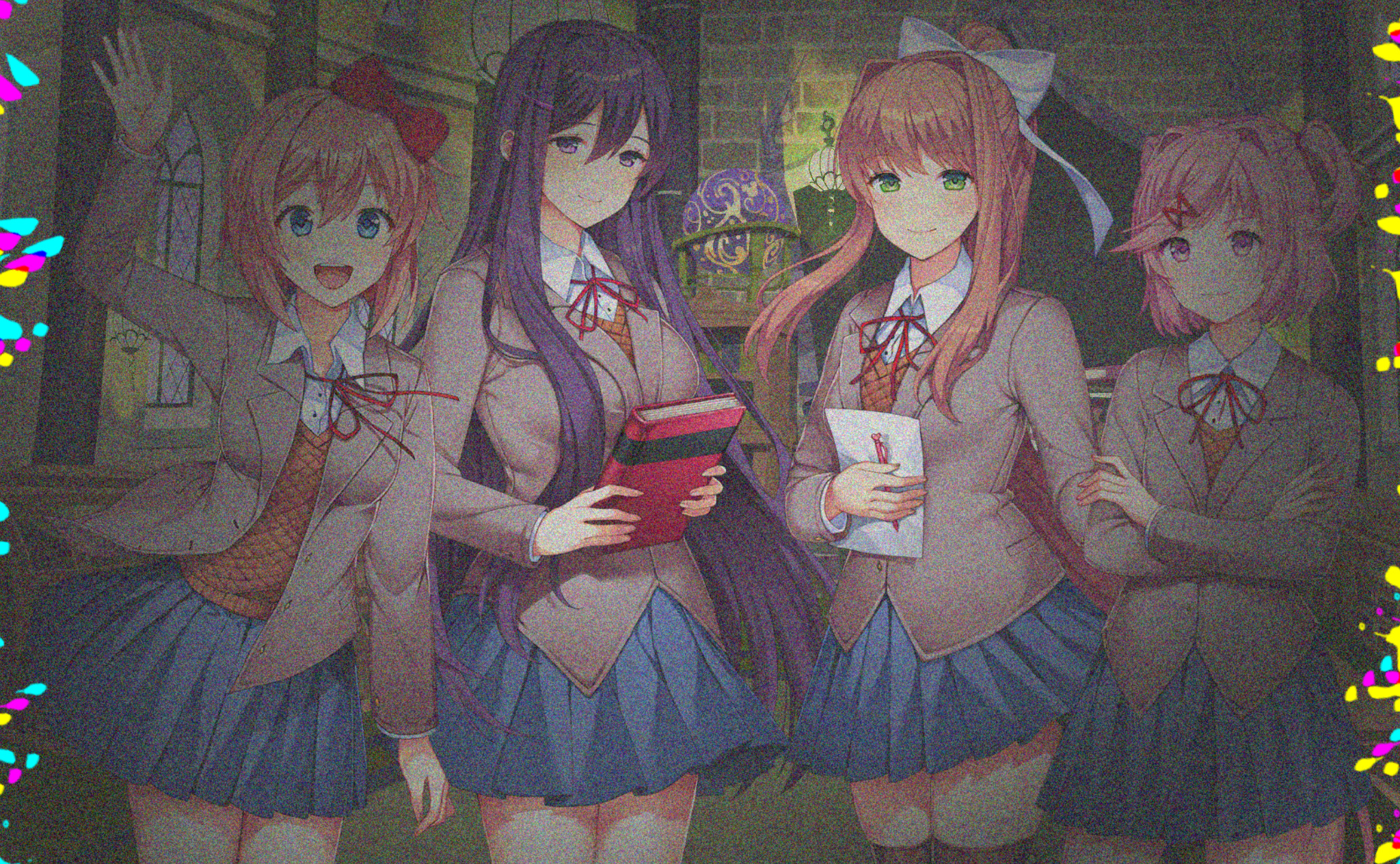 a brand new day // ddlc - Info ♡  Literature club, Literature, Anime