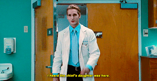 twilightmidnightdawnalarm: manny-jacinto: Then a doctor walked around the corner, and my mouth fell 