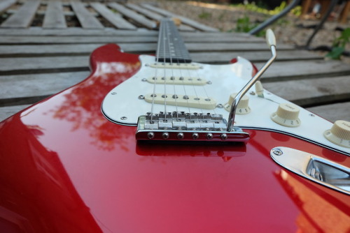 glorifiedguitars: Fender American Professional Stratocaster in Candy Apple Red Glorified Guitar