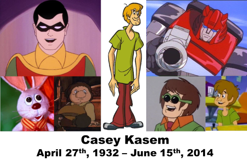 sheilamgagneva:  A look back on some the amazing and talented voice actors who sadly passed away in 2014. The voices of our childhood will never be forgotten. [All originally posted on my like page]  