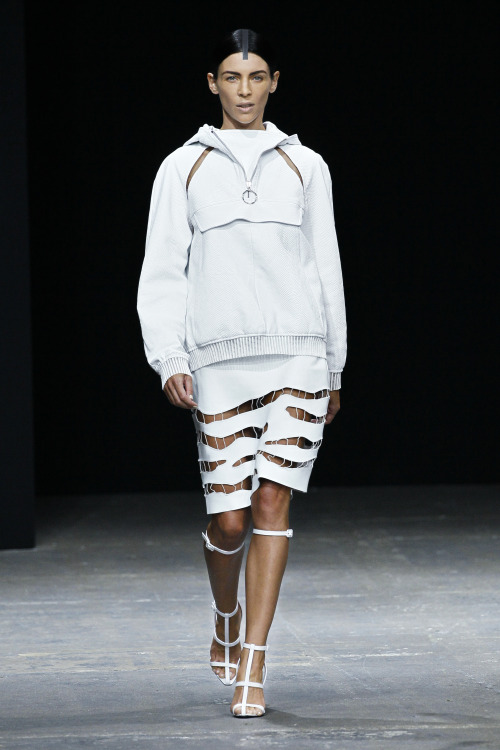 Alexander Wang Spring-Summer 2013A Personification Of The State Of Mind Take sheaves of leather, sla