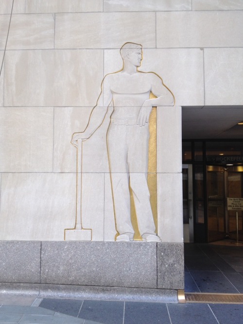 Hammer, meet Sickle. Rockefeller Center, New York, NY. November, 2013