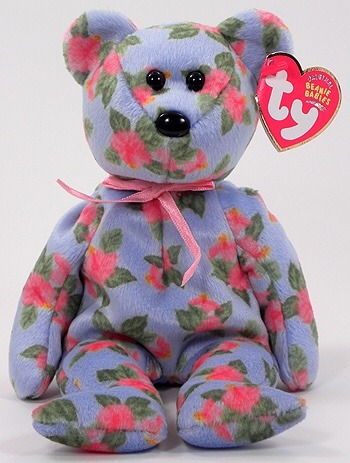 beaniebabyaday:todays beanie is: cinta the bear!