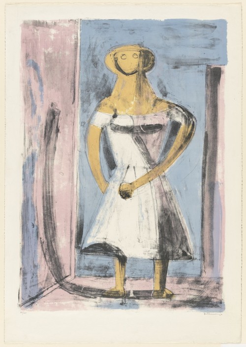 Indian Woman, Rufino Tamayo, 1959, MoMA: Drawings and PrintsGift of Marvin SmallSize: composition: 3