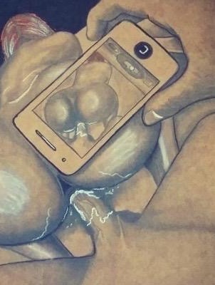 pervertedrobot:  Freak nigga with a iPhone 💯👅🍑💦