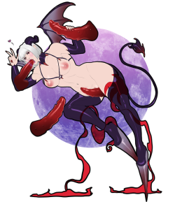 steffydoodles:  More Halloween Lingerie! Character belongs to