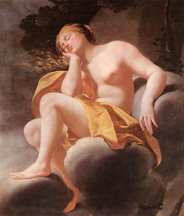 Sleeping venus painting