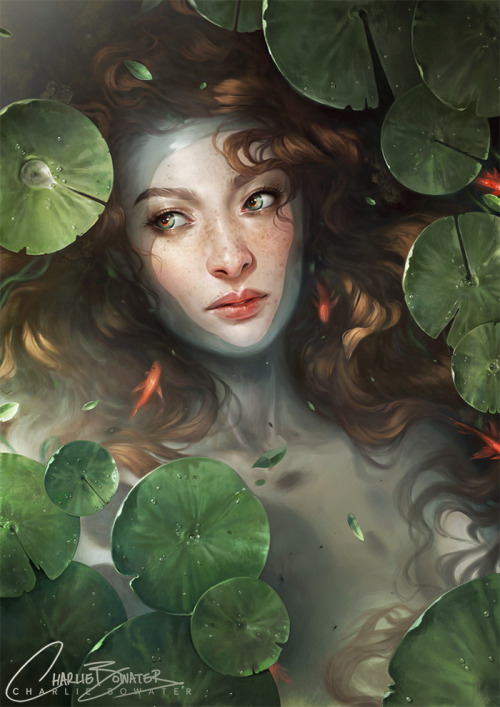 art-of-cg-girls:  Shallows by Charlie-Bowater porn pictures