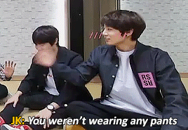 sonyeondan:Jungkook’s first thoughts about Namjoon: “Wow, thighs.”Unnecessary Thigh Proof: one / two