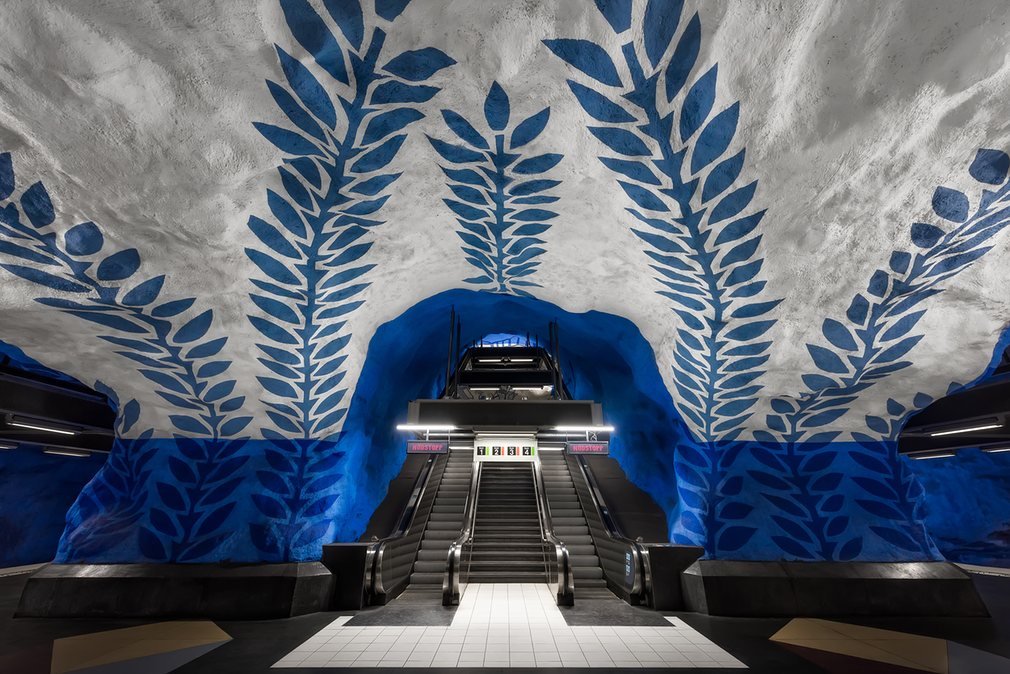 Европа: Удивительное шведское метро (фото)