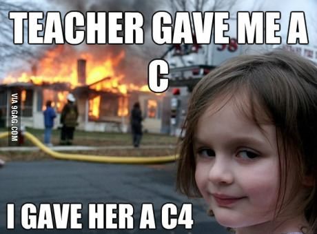 9gag:  Lesson learned