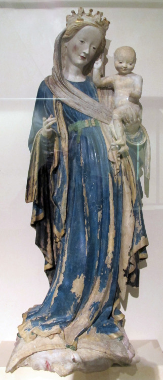 Madonna and Child statue from Kloster Eberbachin the Rheingau, Germany, c. 1415  