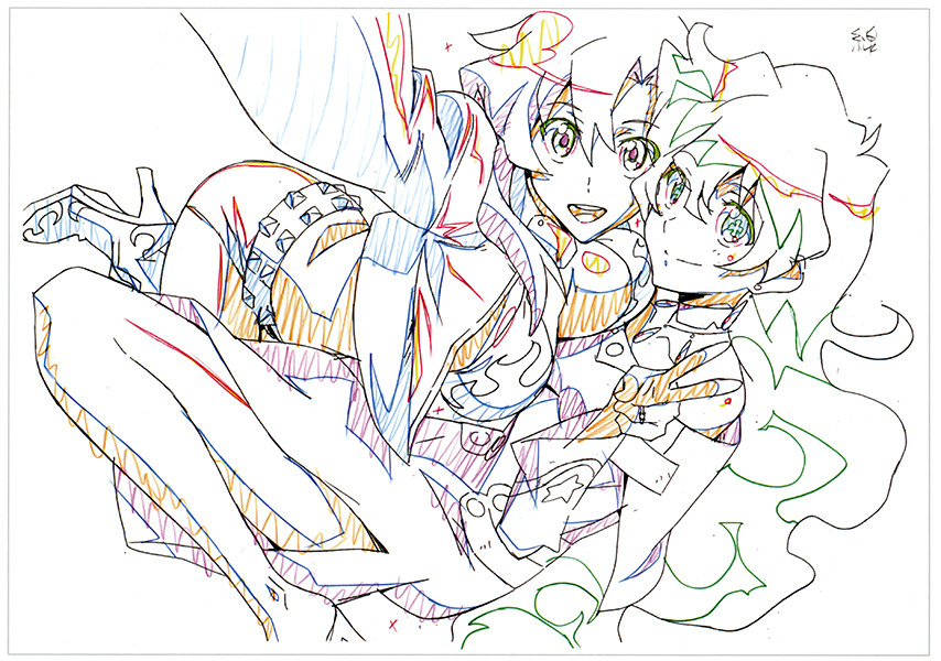 artbooksnat:  Tengen Toppa Gurren Lagann&rsquo;s Nia and Yoko take a selfie!