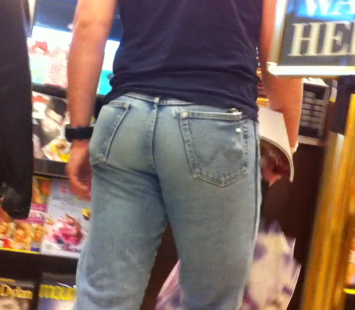 Porn candidmaleass:  Hot Nerd Ass in Jeans @ Barnes photos