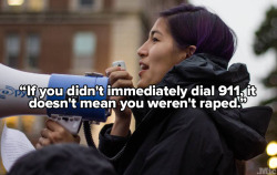 egoting:  micdotcom:Emma Sulkowicz talks to Mic about her assault and the major problem all victims face Over the past year, Columbia University student Emma Sulkowicz made headlines for her intrepid performance art piece “Carry That Weight.” As part