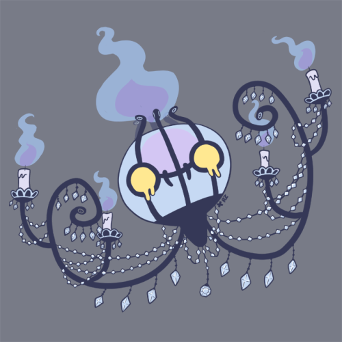 ladywren:    🔥 fancy chandelure 🔥   