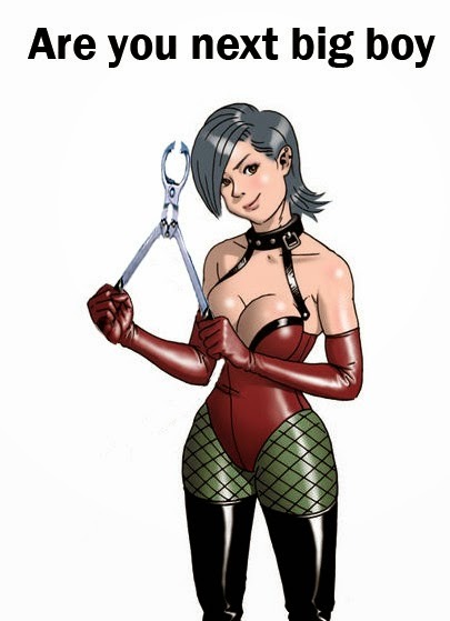 Femdom castration cartoon porn